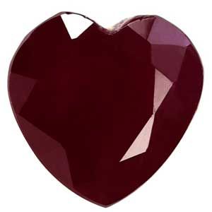 Heart Red Ruby 2.47ct loose gemstone