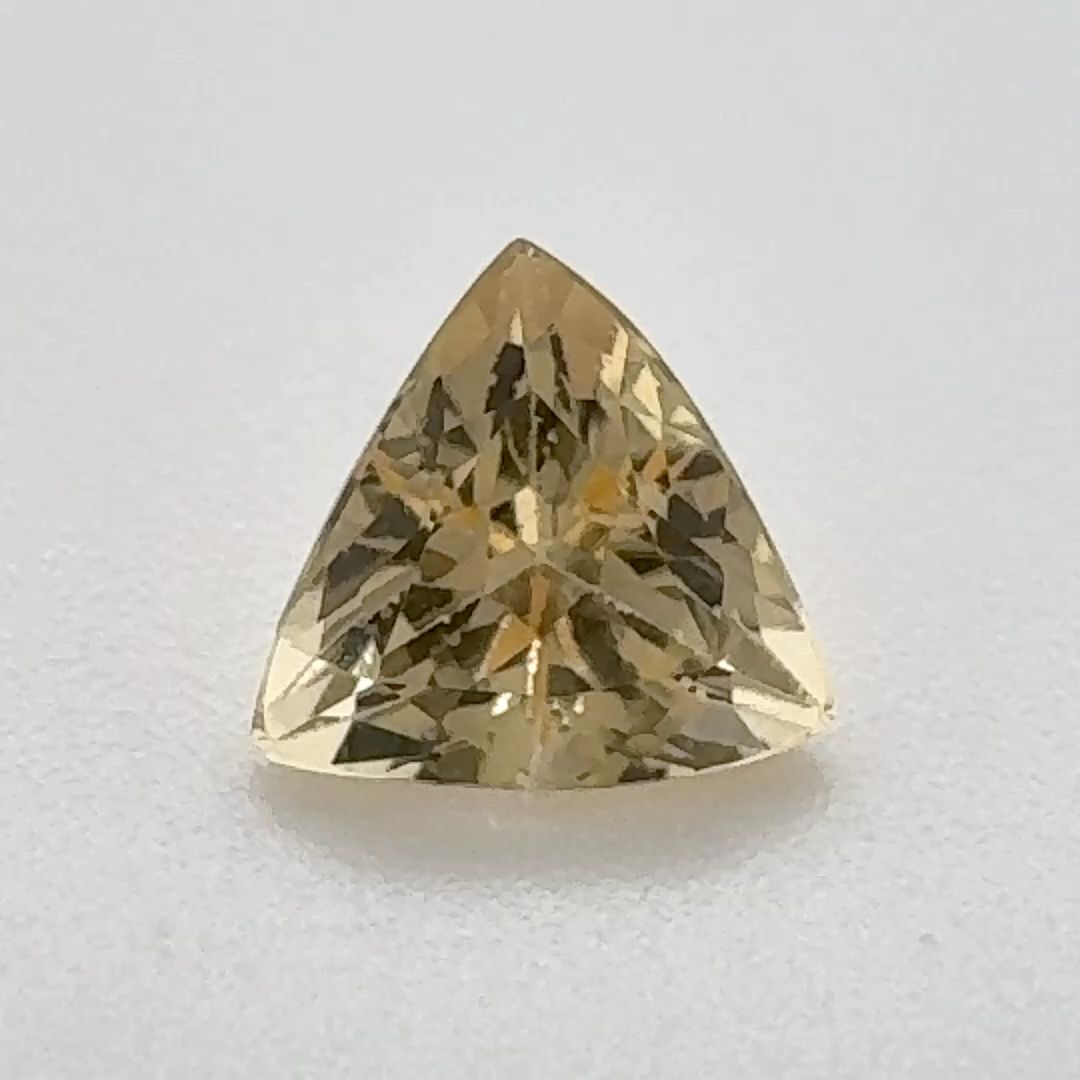 Trilliant Yellow Topaz 0.885ct loose gemstone