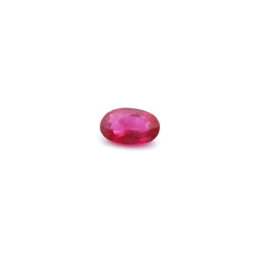 Oval Red Ruby 0.49ct loose gemstone