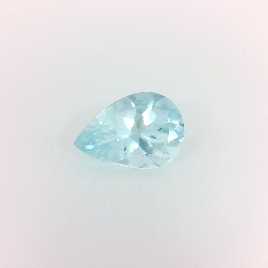 Pear Blue Aquamarine 1.5ct loose gemstone