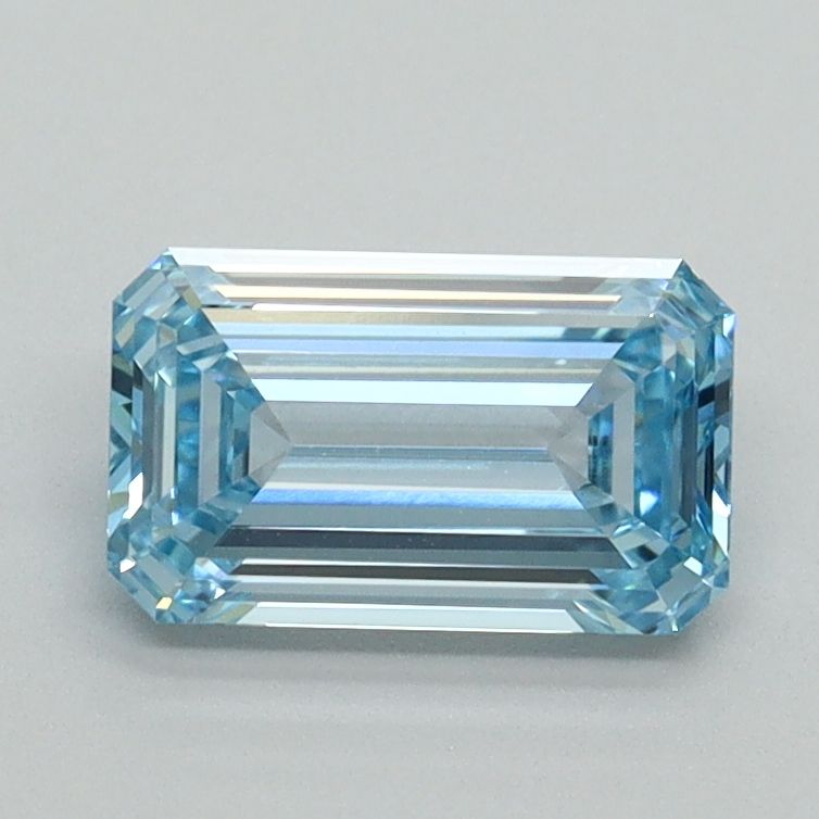 Emerald Fancy Vivid Blue Lab-grown Diamond 1.06ct VVS2 loose diamond