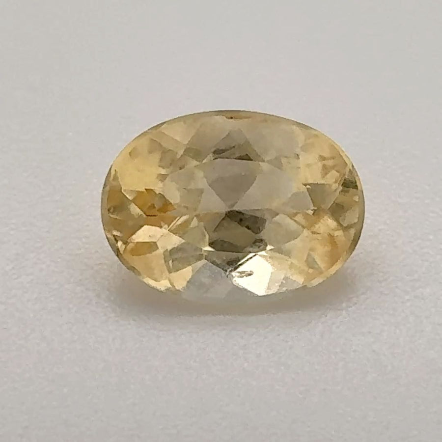 Oval Yellow Topaz 1ct loose gemstone