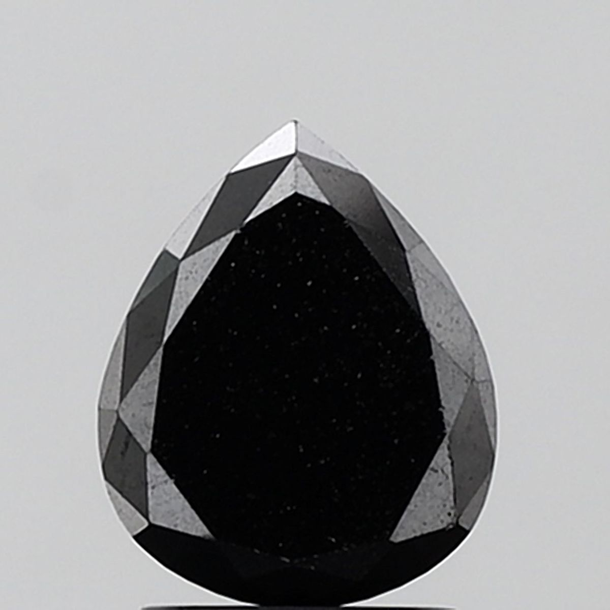 Pear Black Natural Diamond 1.88ct VVS2 loose diamond