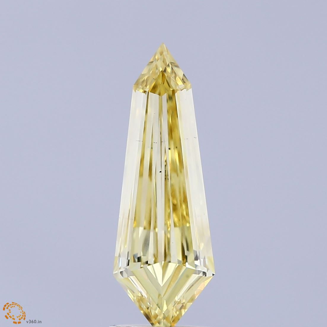 Hexagonal Fancy Light Yellow Lab-grown Diamond 1.86ct VS2 loose diamond