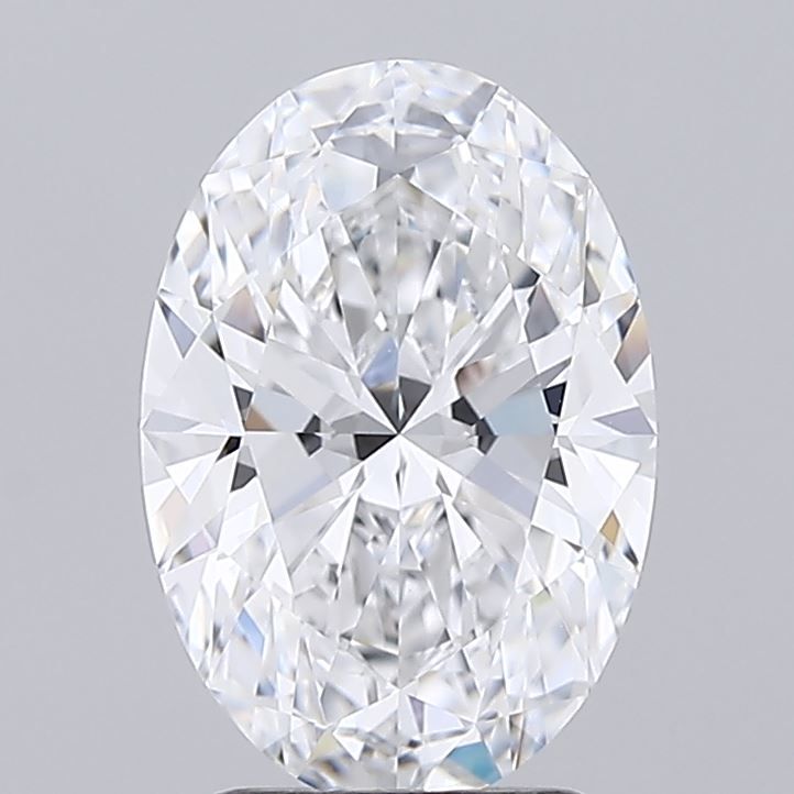 Oval Lab-Grown Diamond 2.58ct D IF