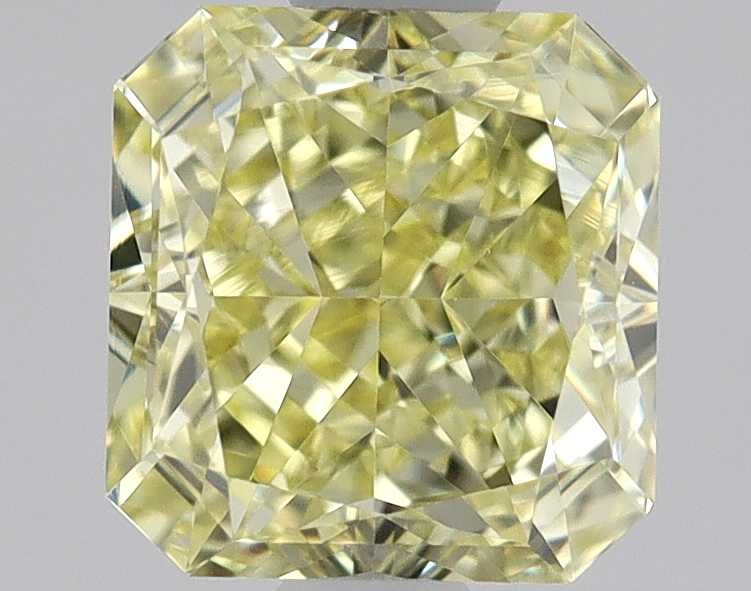 Square Radiant Fancy Yellow Natural Diamond 0.82ct VVS2 loose diamond