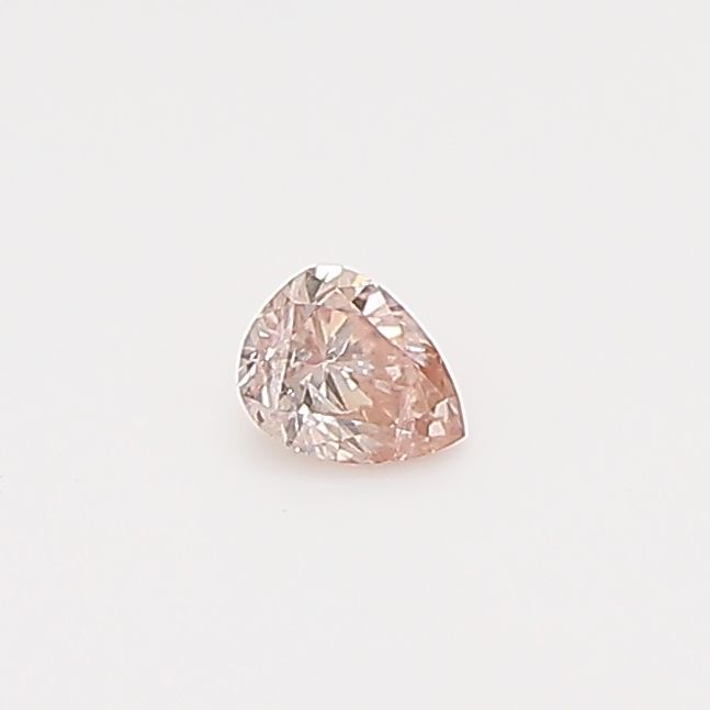 Pear Fancy Brownish Pink Natural Diamond 0.08ct loose diamond