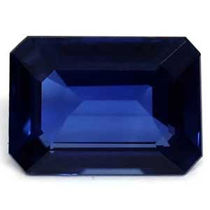 Emerald Blue Sapphire 1.05ct loose gemstone
