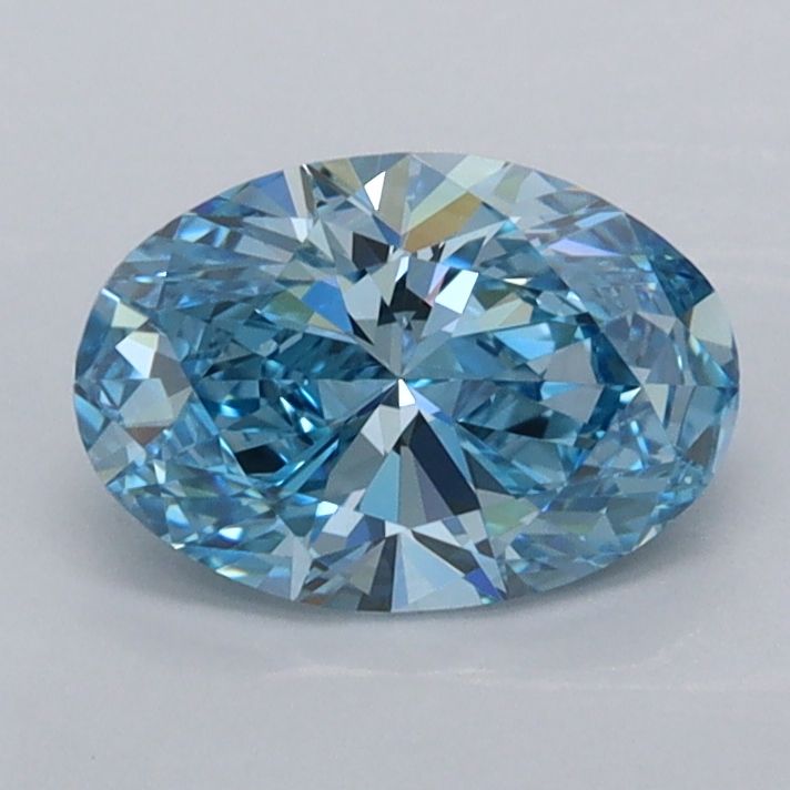 Oval Fancy Vivid Blue Lab-grown Diamond 1.03ct VVS1 loose diamond