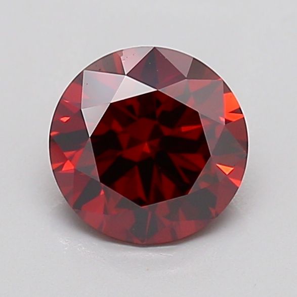 Round Fancy Deep Orange Lab-grown Diamond 1.01ct VS1 loose diamond