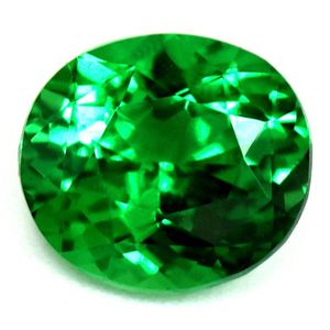Oval Green Garnet 0.91ct loose gemstone
