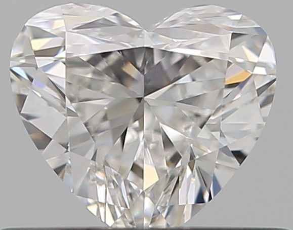 Heart Natural Diamond 0.40ct F VVS2