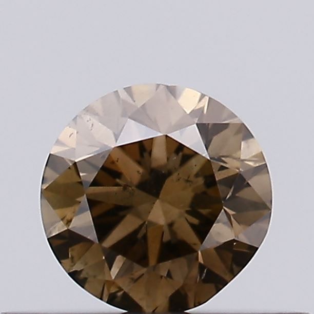 Round Fancy Brown Natural Diamond 0.25ct SI2 loose diamond