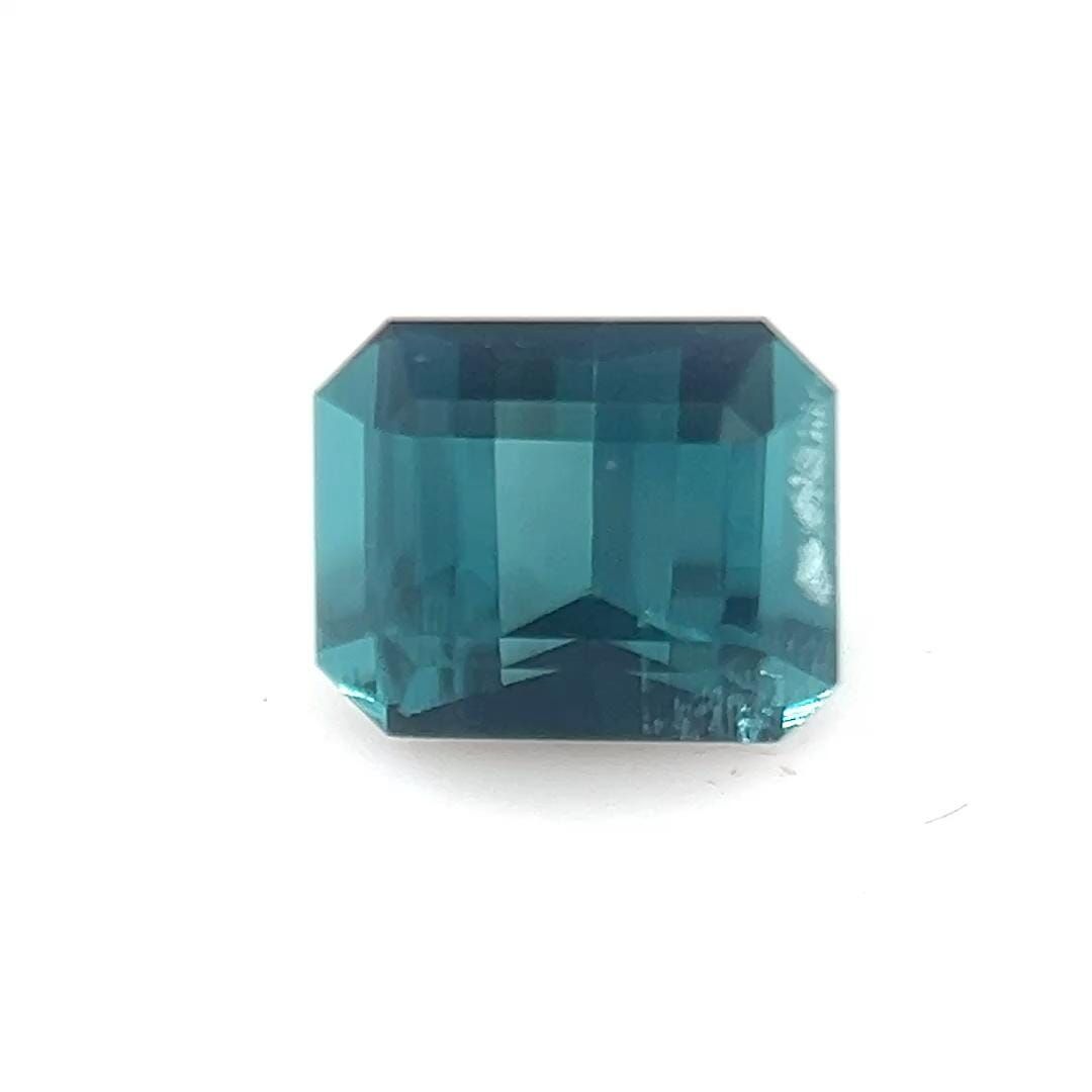 Emerald Blue Tourmaline 0.6ct loose gemstone