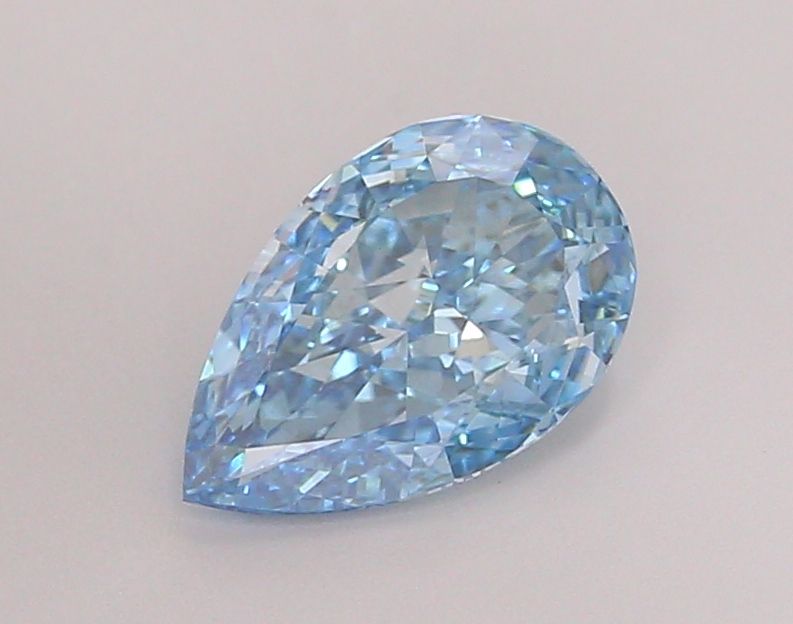 Pear Fancy Vivid Blue Lab-grown Diamond 1.53ct VS1 loose diamond