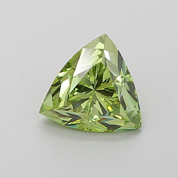 Triangular Fancy Vivid Green Lab-grown Diamond 1ct VVS1 loose diamond