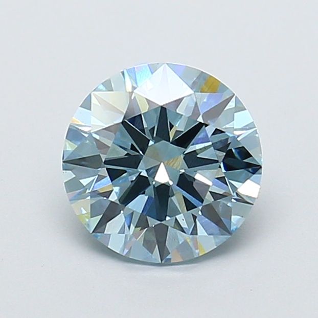 Round Fancy Intense Blue Lab-grown Diamond 1.58ct VS1 loose diamond