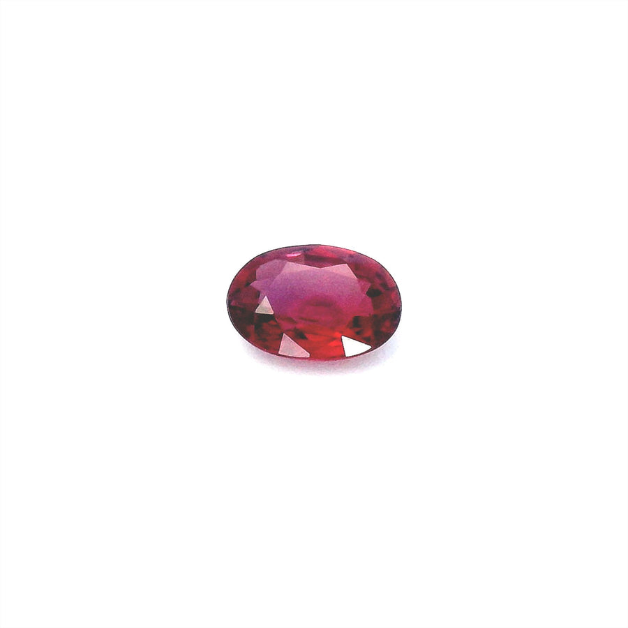 Oval Red Ruby 0.5ct loose gemstone