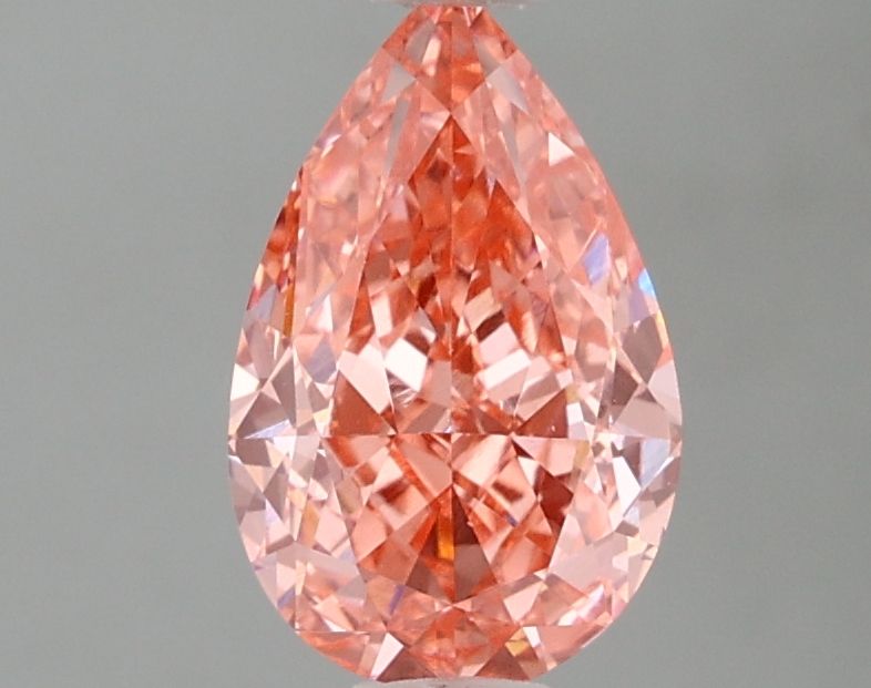 Pear Fancy Vivid Pink Lab-grown Diamond 1.78ct VS1 loose diamond