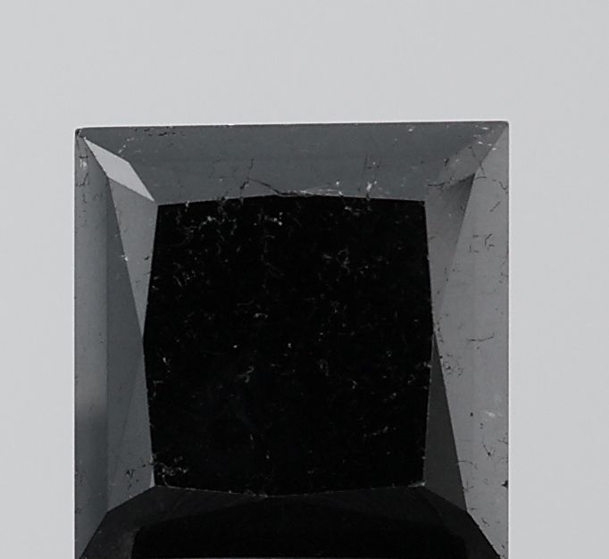 Princess Black Natural Diamond 2.02ct VS2 loose diamond