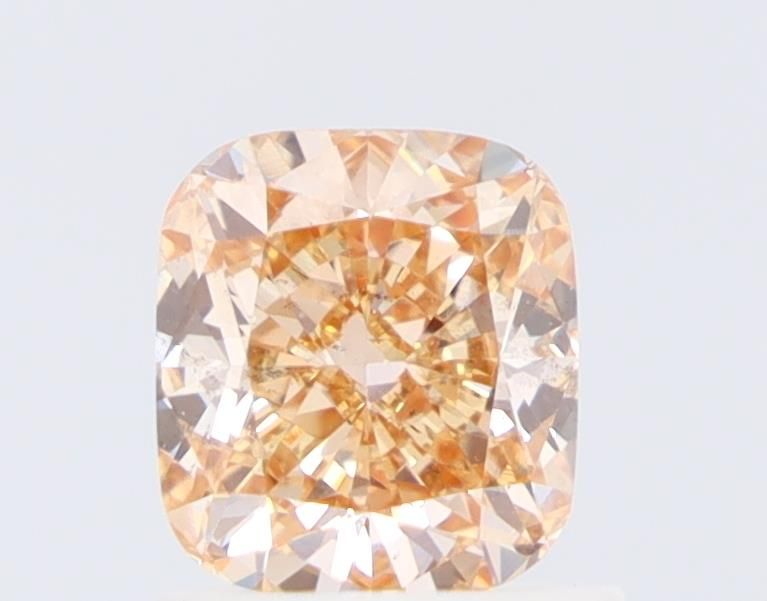 Cushion Fancy Orange Lab-grown Diamond 1.02ct SI1 loose diamond