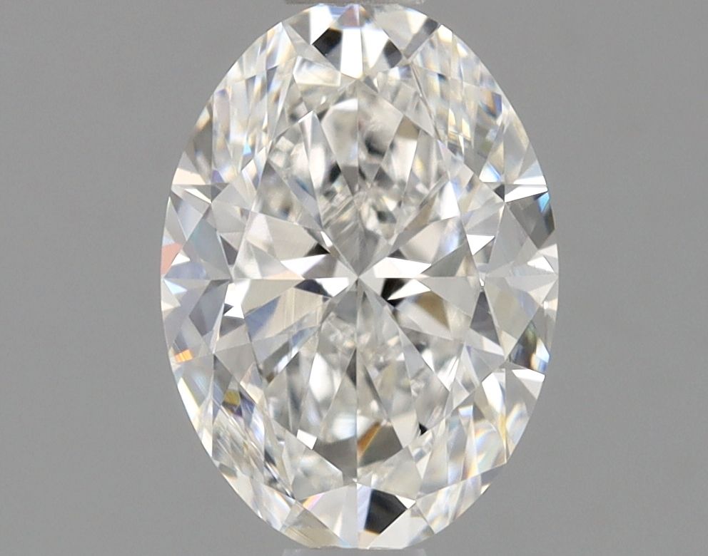Oval Natural Diamond 0.90ct D IF