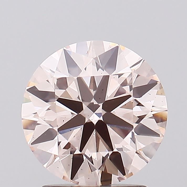 Round Fancy Light Pink Brown Lab-grown Diamond 2.02ct VS2 loose diamond