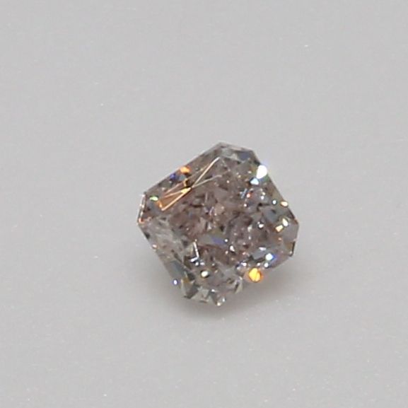 Radiant Light Pinkish Brown Natural Diamond 0.06ct loose diamond