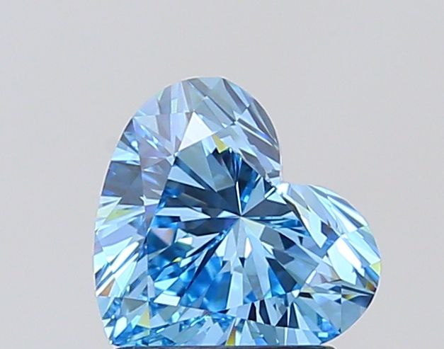 Heart Fancy Vivid Blue Lab-grown Diamond 1.52ct VVS2 loose diamond