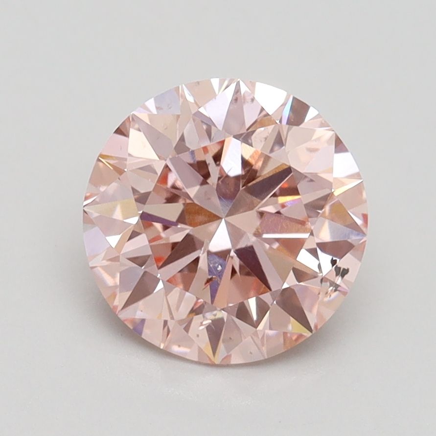 Round Fancy Intense Pink Lab-grown Diamond 1.8ct SI2 loose diamond