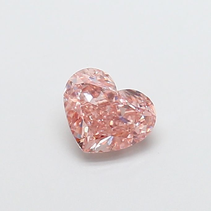 Heart Fancy Pinkish Brown Lab-grown Diamond 1ct SI1 loose diamond