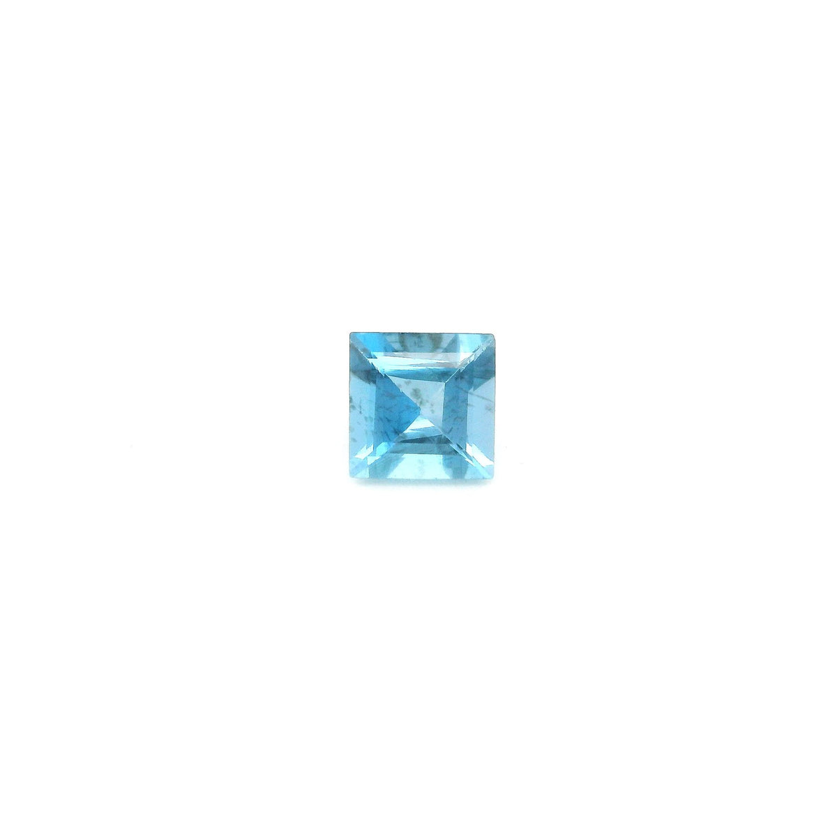 Square Blue Aquamarine 0.5ct loose gemstone