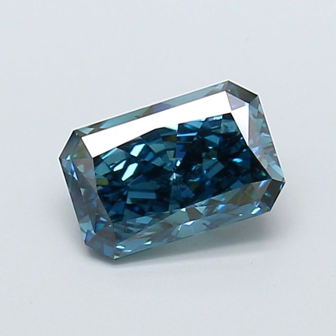 Radiant Fancy Vivid Blue Lab-grown Diamond 1.19ct VS2 loose diamond