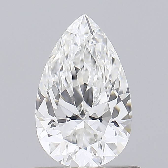 Pear Natural Diamond 0.72ct F VVS2