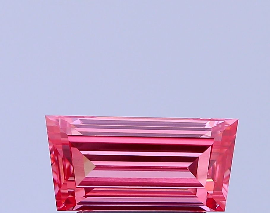 Trapezoid Fancy Vivid Pink Lab-grown Diamond 1.07ct VS1 loose diamond