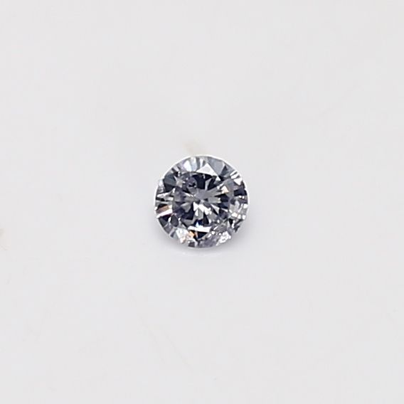 Round Very Light Gray Natural Diamond 0.06ct loose diamond