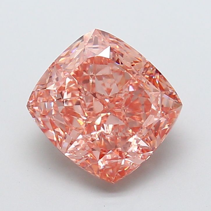 Cushion Fancy Intense Brownish Orange Lab-grown Diamond 4.51ct VS1 loose diamond
