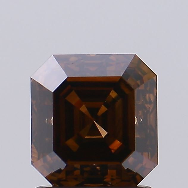 Asscher Fancy Reddish Brown Natural Diamond 1.51ct VS1 loose diamond
