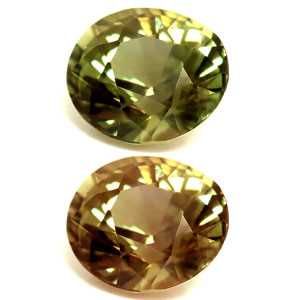 Oval Green Alexandrite 0.48ct loose gemstone