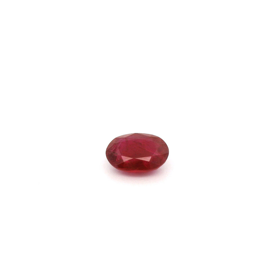 Oval Red Ruby 0.58ct loose gemstone
