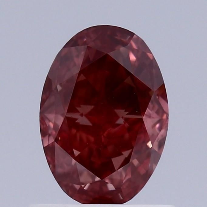 Oval Fancy Vivid Pink Lab-grown Diamond 1.05ct VS1 loose diamond
