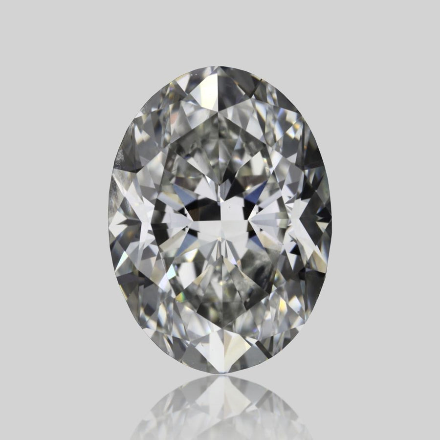 Oval Faint Yellow Green Natural Diamond 1.01ct VS1 loose diamond
