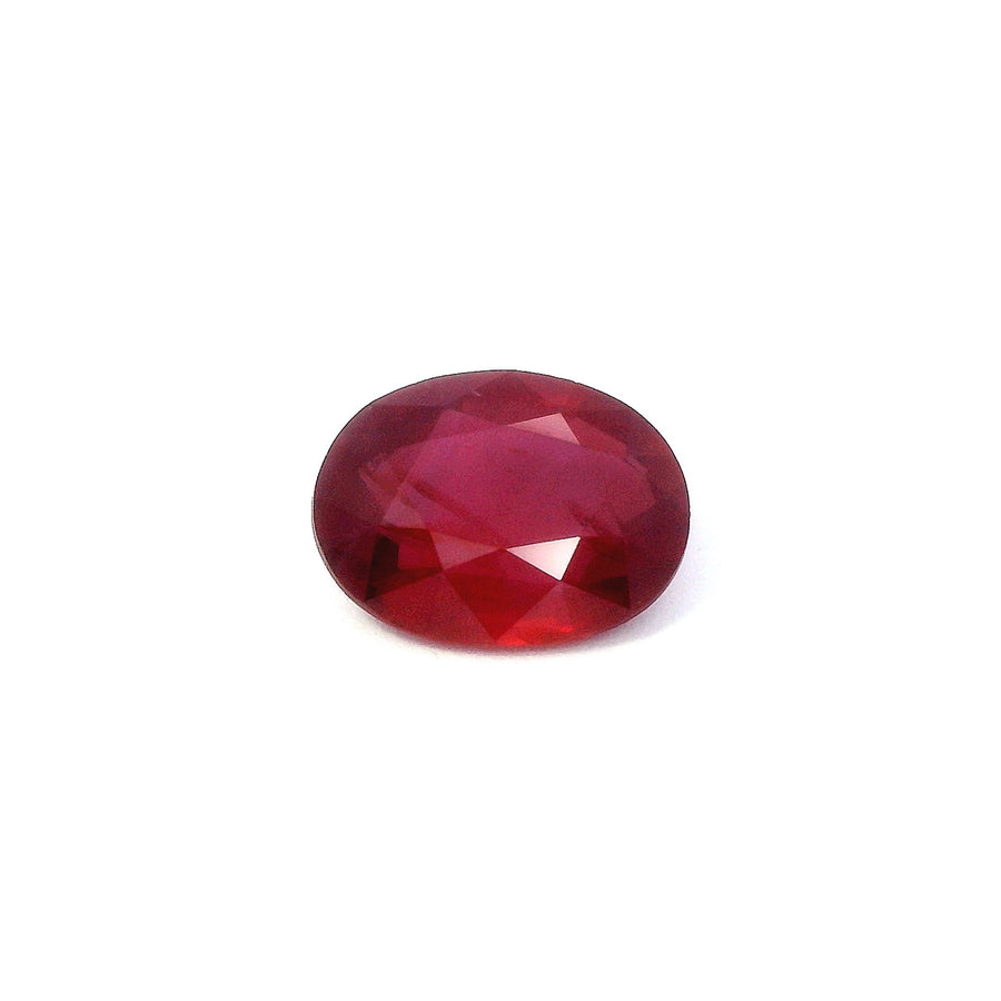 Oval Red Ruby 1.1ct loose gemstone