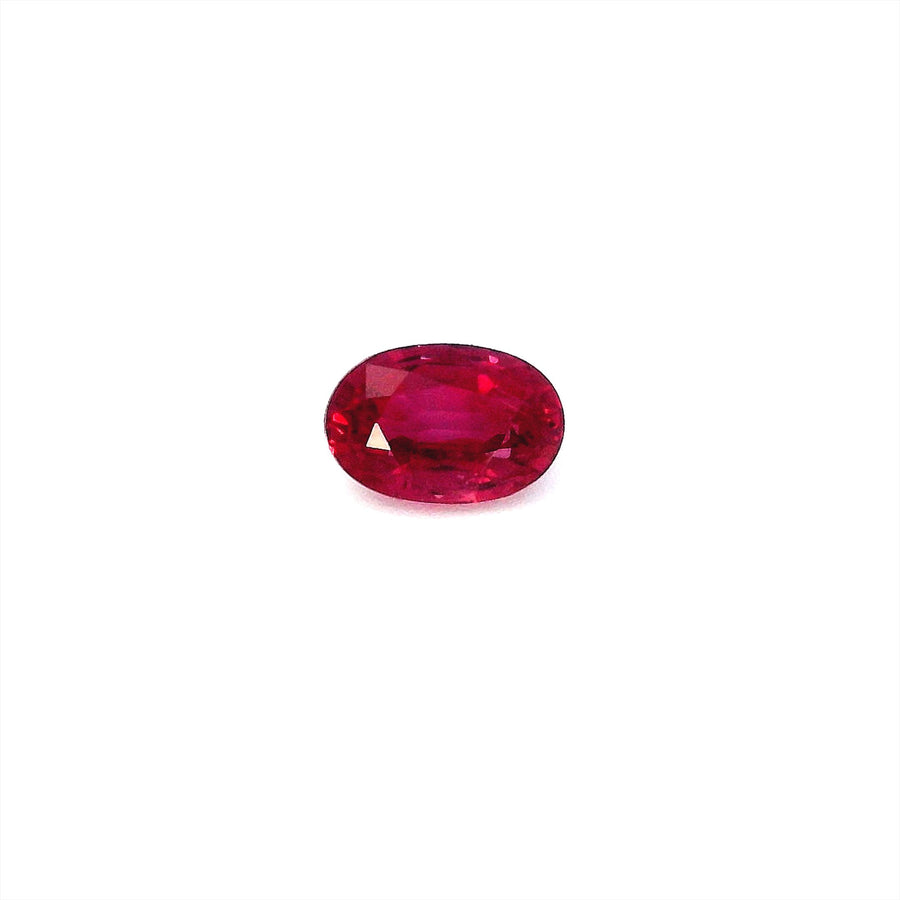 Oval Red Ruby 0.72ct loose gemstone