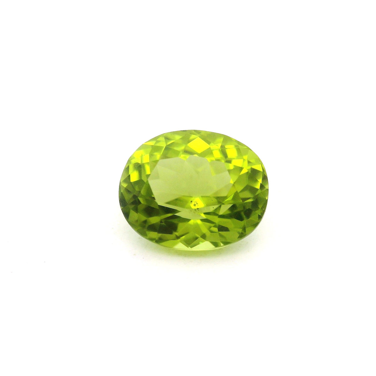 Oval Green Peridot 3.36ct loose gemstone