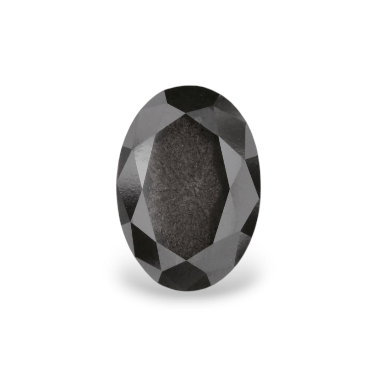 Oval Fancy Black Natural Diamond 1.38ct VVS2 loose diamond