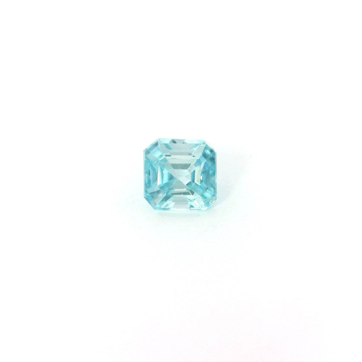 Octagonal Blue Zircon 1.09ct loose gemstone