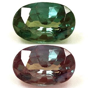Oval Green Alexandrite 0.48ct loose gemstone