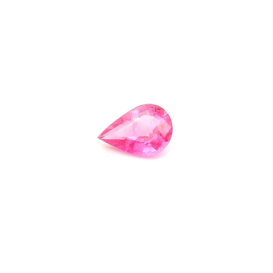 Pear Pink Sapphire 0.63ct loose gemstone