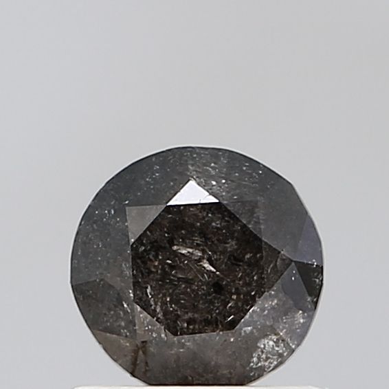 Round Salt And Pepper Natural Diamond 0.69ct VS1 loose diamond
